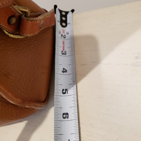 Vintage 1980s Authentic Dooney & Bourke Leather Satchel Purse w/ Shoulder Strap - Picture 8 of 12